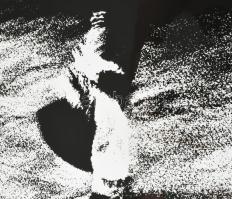 1977 Kocsis Iván (1931-2020) váci fotóművész felvétele (Szaltó), 1 db nagyméretű, feliratozott, vint...