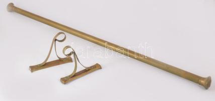 Réz karnis és függönyrúd 95 cm