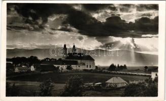 Csíksomlyó, Sumuleu Ciuc; kegytemplom. Andory Aladics Zoltán mérnök felvétele / church
