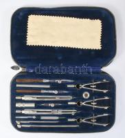 Dietzgen körzőkészlet teljes, dobozában. 16x26 cm