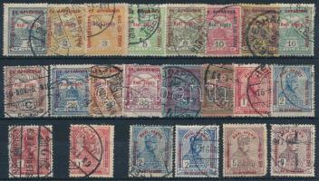 1915 Hadisegély (II.) sor, 17 érték (207a nélkül, + 5 záró érték)