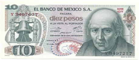 Mexikó 1975. 10P T:UNC Mexico 1975. 10 Pesos C:UNC Krause P#63