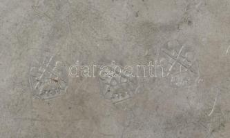 1774 Ón tányér vadász jelenettel jelzett XVIII sz. d: 22 cm