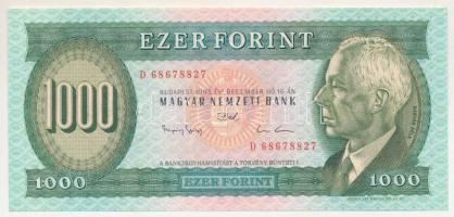 1993. 1000Ft "D 68678827" T:UNC / Hungary 1993. 1000 Forint "D 68678827" C:UNC
...