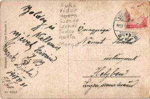 1917 Lady with pig. Rotophot Budapest Nr. 7004/2. s: Mela Koehler (kopott sarkak / worn corners)