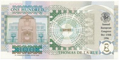 Nagy-Britannia 1996. 100 "Thomas de la Rue" fantázia bankjegy T:UNC
United Kingdom 1996. ...