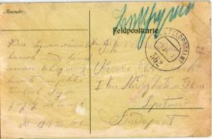 1917 Fröhliche Ostern / Kellemes húsvétot / WWI K.u.K. military art postcard with Easter greetings, ...