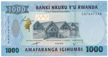 Ruanda 2019. 1000Fr T:UNC Rwanda 2019. 1000 Francs C:UNC