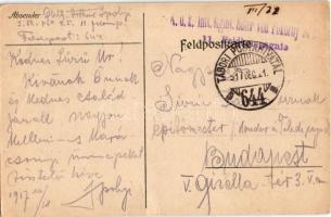 1917 Fröhliche Weihnachten K.u.K. II. Armee / Kellemes karácsonyt / WWI K.u.K. military art postcard...