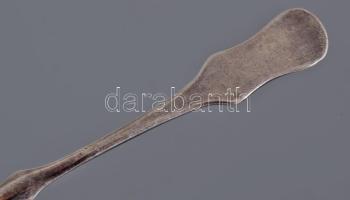 Ezüst (Ag) teás kanalak 6 db, klf jelzésekkel 86 g