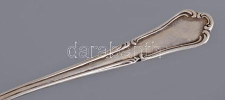 Ezüst (Ag) süteményes villák 6 db, klf jelzésekkel 123 g