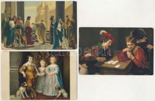 27 db RÉGI Stengel művészlap / 27 pre-1945 Stengel art postcards