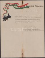 1938 Bp., Tüdős Klára (1895-1980) emlékiratíró, ruha- és jelmeztervező, forgatókönyvíró, filmrendező...