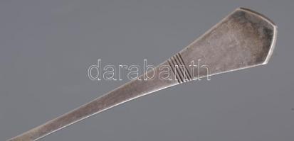 Ezüst (Ag) kanál 5db, klf jelzésekkel 14 cm, 163 g