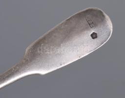 Ezüst (Ag) kanál 6 db, klf jelzésekkel 14 cm, 148 g