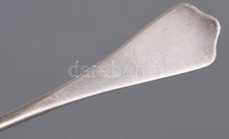 Ezüst (Ag) kanál 6 db, klf jelzésekkel 14 cm, 148 g