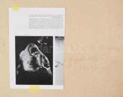 cca 1969 Kresz Albert (1939-2020) gödöllői fotóművész felvétele (Kifulladásig). 1 db nagyméretű, vin...