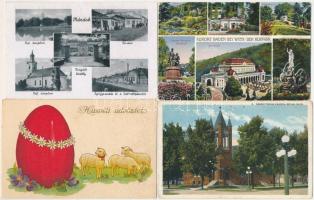 36 db RÉGI magyar és külföldi város, motívum képeslap / 36 pre-1945 postcards in various topics