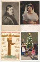 36 db RÉGI magyar és külföldi város, motívum képeslap / 36 pre-1945 postcards in various topics