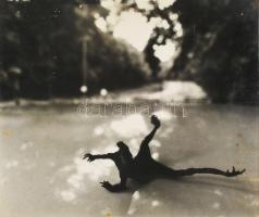 1980 Tatár Tibor szegedi fotóművész felvétele (Béka), 1 db nagyméretű, vintage fotó, ezüst zselatino...