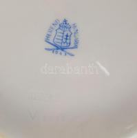 2 db Herendi Viktória mintás süteményes tányér. Kézzel festett, jelzett hibátlan d: 15,5 cm