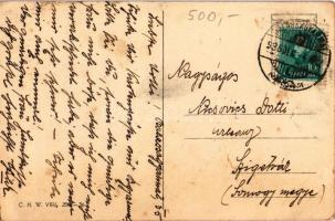 1935 Üdvözlet a Mikulástól / Saint Nicholas greeting art postcard. C. H. W. VIII/2. 2507-36. (fl)