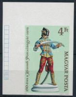 1976 150 éves a herendi porcelángyár ívsarki vágott bélyeg