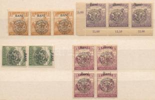 Nagyvárad + Kolozsvár 1919 4 db klf Arató összefüggés, Bodor vizsgálójellel