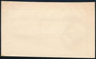 1961 Vasas sportklub (I.) sor FDC-n, 40f bélyeg elcsúszott fekete színnyomattal (fejtető hiányzik)