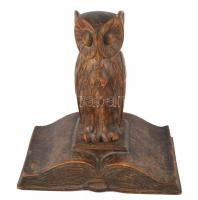 Faragott bagoly polcdísz 16 cm