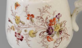 cca 1890 Kiöntő számozott, alján repedésvonallal, m: 17 cm