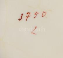 cca 1890 Kiöntő számozott, alján repedésvonallal, m: 17 cm