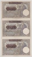 Szerbia 1941. Német megszállás 100D (6x) T:F Serbia 1941. German occupation 100 Dinara (6x) C:F Krause P#27