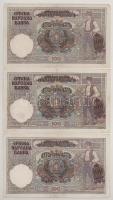 Szerbia 1941. Német megszállás 100D (6x) T:F
Serbia 1941. German occupation 100 Dinara (6x) C:F
Kr...