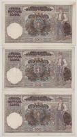 Szerbia 1941. Német megszállás 100D (6x) T:F
Serbia 1941. German occupation 100 Dinara (6x) C:F
Kr...