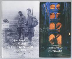 2 db - Kontler, László: A History of Hungary. 559p. Bp., Atlantisz. + Romsics, Ignác: Hungary in the Twentieth Century. Bp., 1999, Osiris. Kiadói papír és kartonált kötés, jó állapotban.
