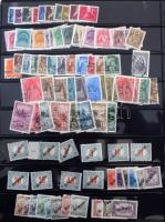 Rendezésre szoruló tétel / gyűjtemény kb 1914-től az 1960-as évekig főleg albumlapokon, jobb sorokka...