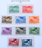 Rendezésre szoruló tétel / gyűjtemény kb 1914-től az 1960-as évekig főleg albumlapokon, jobb sorokka...