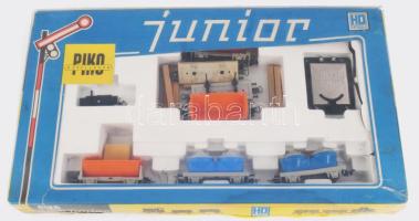 Piko Junior játékvasút szett, hiányokkal, dobozában.