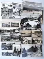 290 db MODERN magyar város képeslap, kisebb települések is (1950-1970) / 290 modern Hungarian town p...