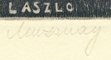 Muzsnay Ákos (1945-): Ex libris Uhrinyi László. Rézkarc, papír. Jelzett. 10,5×8 cm