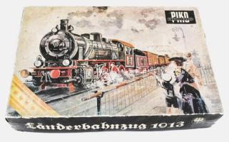 Pi8ko Landerbahnzug 1913 makett vasúti szett, kissé kopott dobozában.