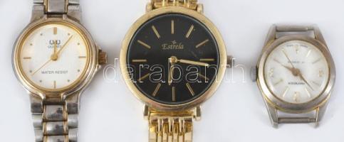 Vegyes óra tétel: kvarc és mechanikus órák, alkatrésznek