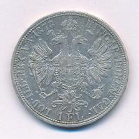 Ausztria 1873. 1Fl Ag "Ferenc József" T:XF,VF Austria 1873. 1 Florin Ag "Franz Joseph" C:XF,VF Krause KM#2222