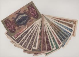Vegyes 20db-os Pengő bankjegy tétel T:F,VG
