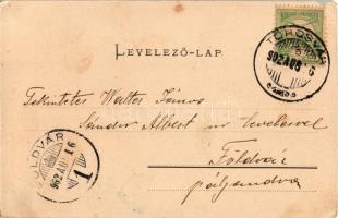 1902 Törcsvár, Törzburg, Bran-Poarta, Bran; kastély. N. Popovics kiadása / castle (EK)