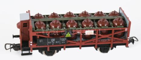 5 darab Piko modell vasú teherkocsi, eredeti dobozában