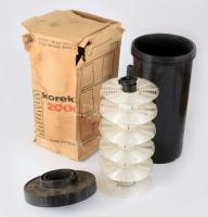 Fotó vágó gép + előhívó tank + negatív tartó tasak