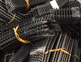 Nagy doboznyi cca 1000 darabos zömmel Piko vasúti sín, közte tápkábeles, váltós, váltó U profil, ütk...