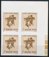 1990 Singer varrógép ívsarki vágott 4-es tömb (6.400)